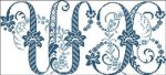 Elaborate Alphabet W X (image for) Elaborate Alphabet W X